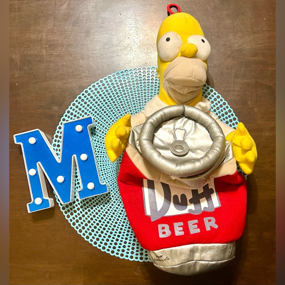 The Simpsons - Homer Simpson Duff Beer Christmas Stocking by Matt Groening; 2005